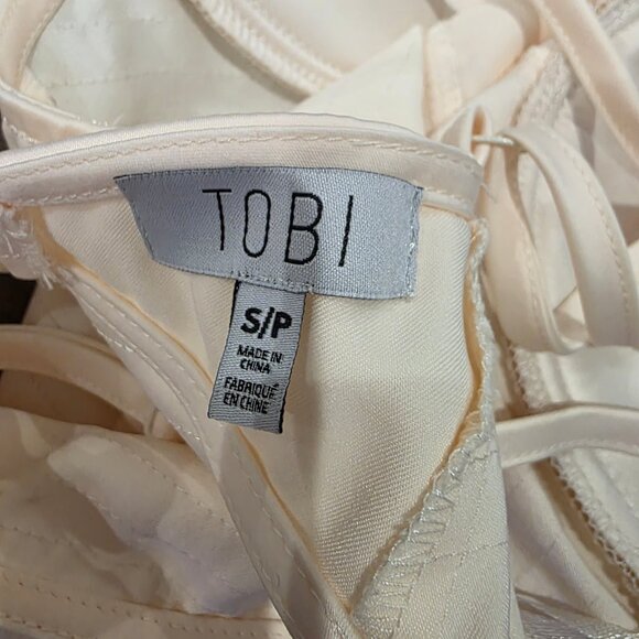 TOBI White Satin Dress - Picture 3 of 3